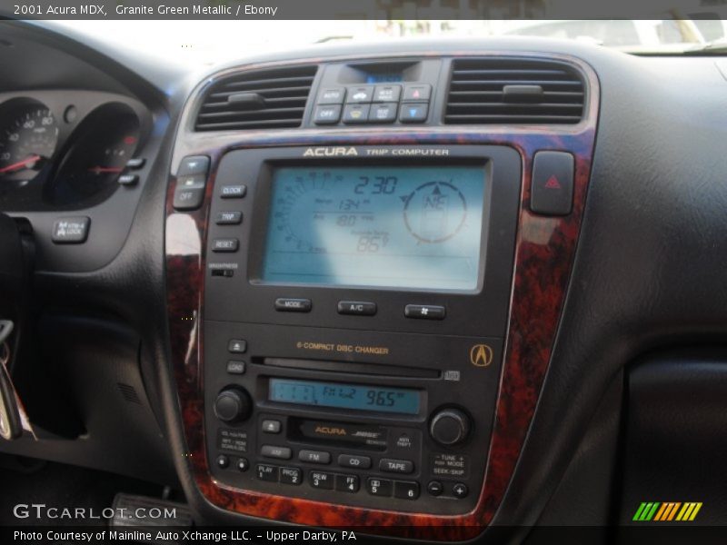 Granite Green Metallic / Ebony 2001 Acura MDX