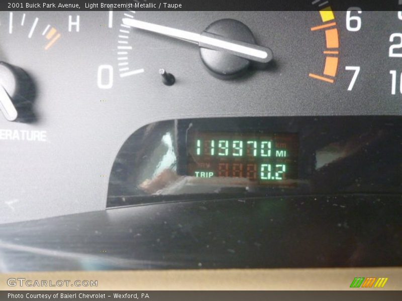 Light Bronzemist Metallic / Taupe 2001 Buick Park Avenue