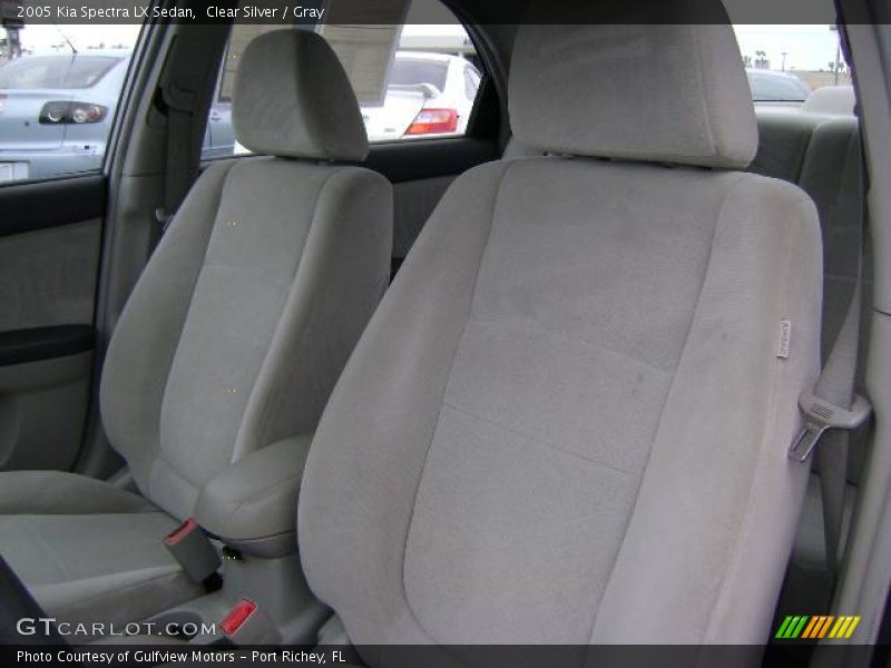 Clear Silver / Gray 2005 Kia Spectra LX Sedan