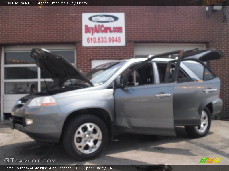 Granite Green Metallic / Ebony 2001 Acura MDX