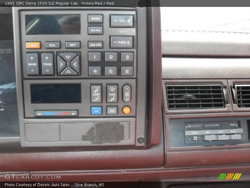 Victory Red / Red 1993 GMC Sierra 1500 SLE Regular Cab