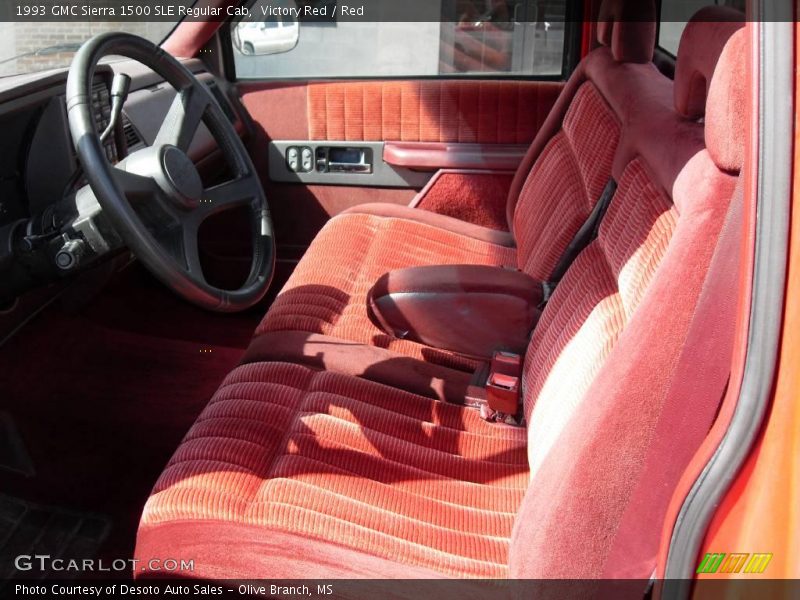 Victory Red / Red 1993 GMC Sierra 1500 SLE Regular Cab