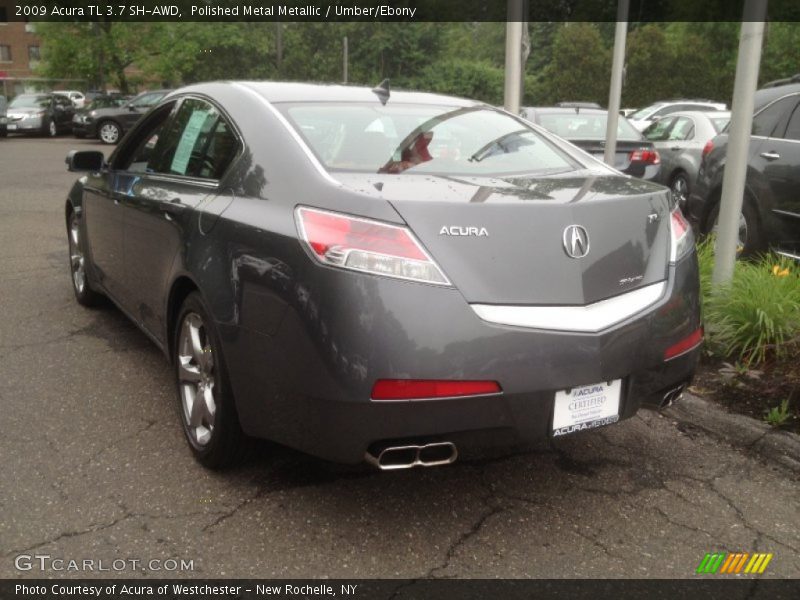 Polished Metal Metallic / Umber/Ebony 2009 Acura TL 3.7 SH-AWD