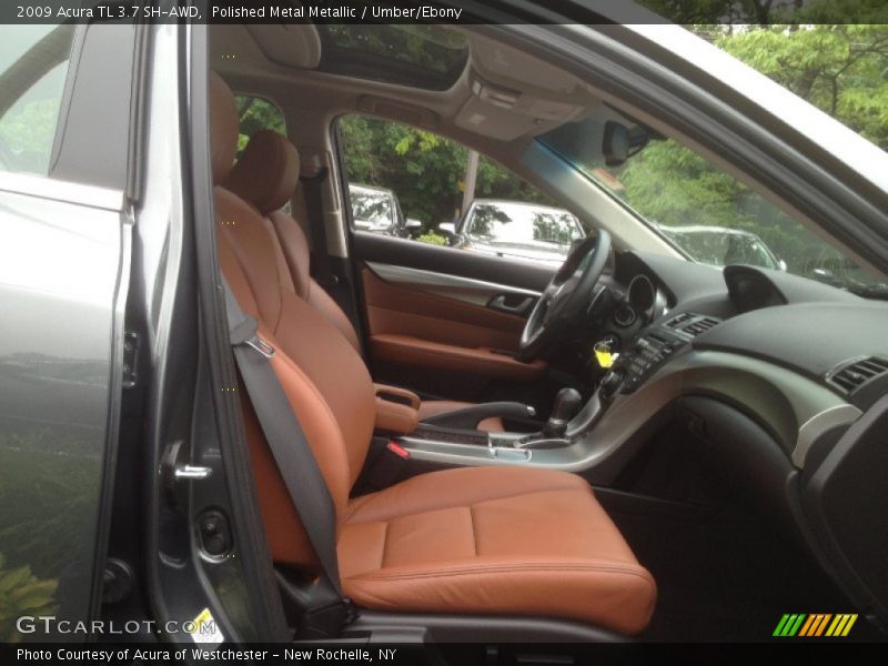 Polished Metal Metallic / Umber/Ebony 2009 Acura TL 3.7 SH-AWD