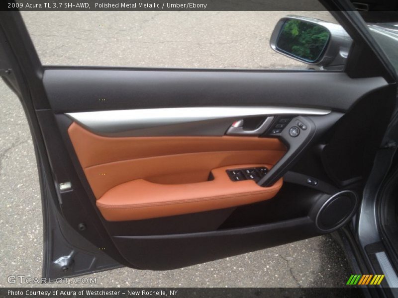 Polished Metal Metallic / Umber/Ebony 2009 Acura TL 3.7 SH-AWD