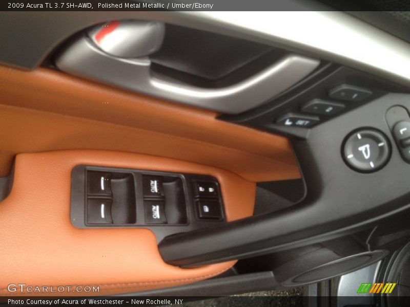 Polished Metal Metallic / Umber/Ebony 2009 Acura TL 3.7 SH-AWD