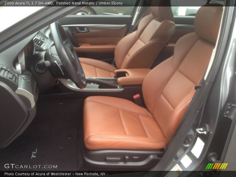 Polished Metal Metallic / Umber/Ebony 2009 Acura TL 3.7 SH-AWD