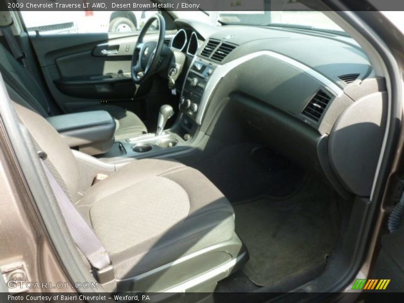 Desert Brown Metallic / Ebony 2009 Chevrolet Traverse LT AWD
