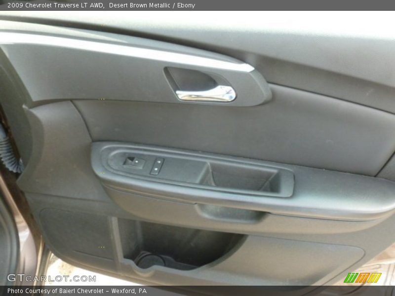 Desert Brown Metallic / Ebony 2009 Chevrolet Traverse LT AWD