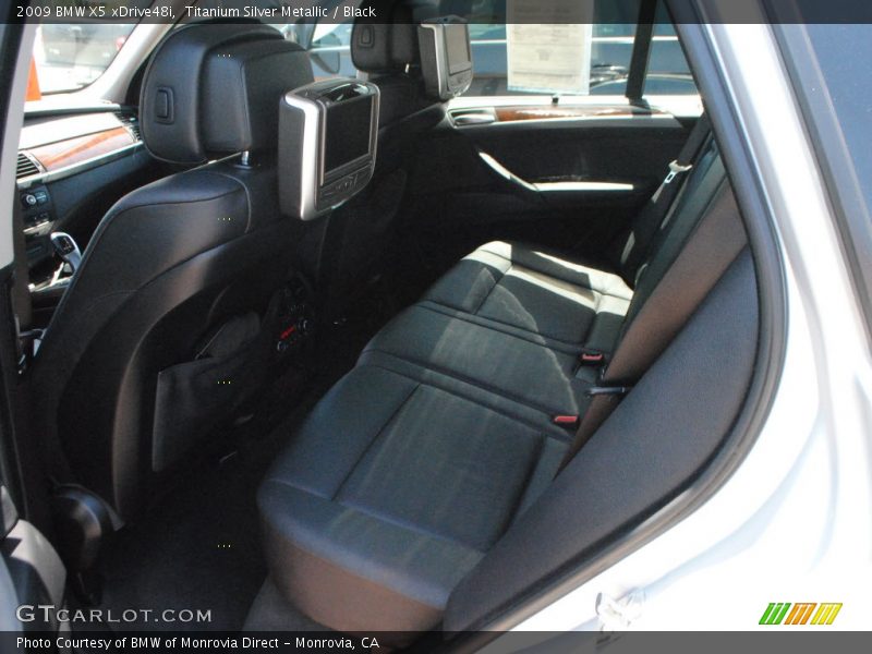Titanium Silver Metallic / Black 2009 BMW X5 xDrive48i
