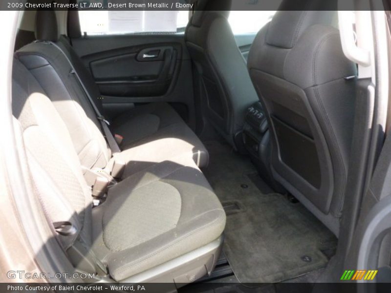 Desert Brown Metallic / Ebony 2009 Chevrolet Traverse LT AWD