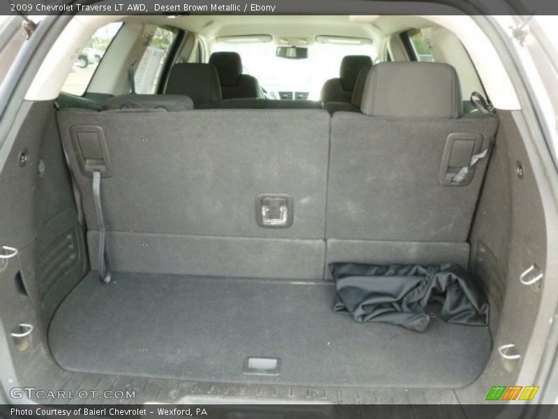 Desert Brown Metallic / Ebony 2009 Chevrolet Traverse LT AWD