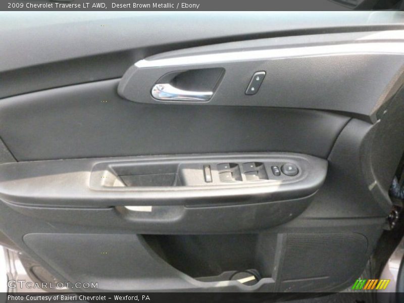 Desert Brown Metallic / Ebony 2009 Chevrolet Traverse LT AWD