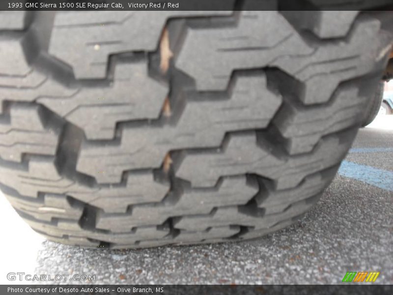 Victory Red / Red 1993 GMC Sierra 1500 SLE Regular Cab