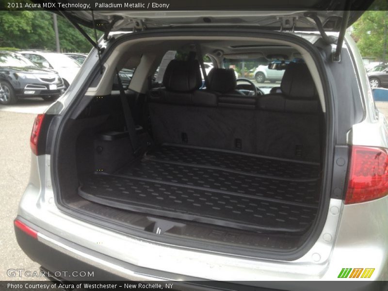 Palladium Metallic / Ebony 2011 Acura MDX Technology