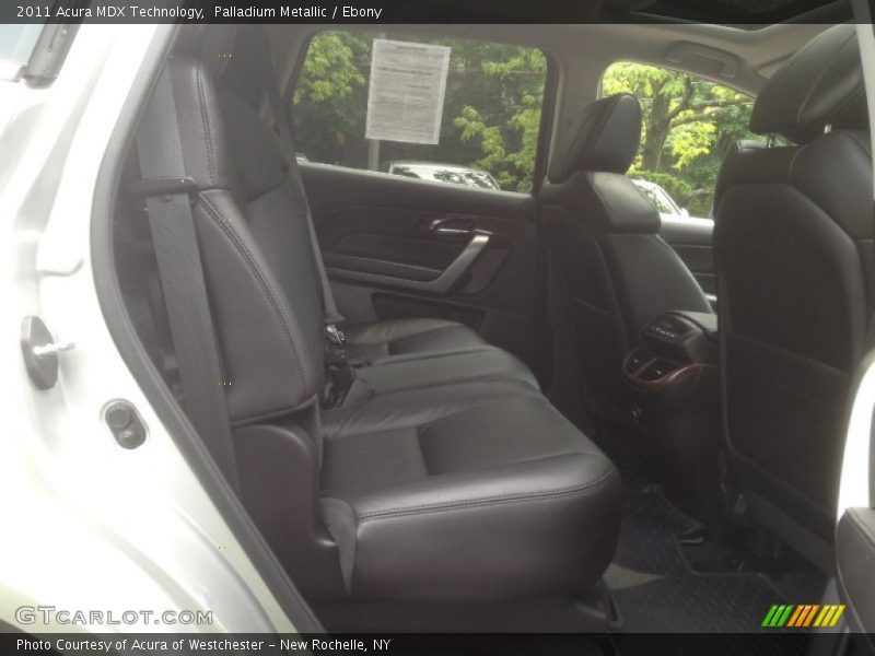 Palladium Metallic / Ebony 2011 Acura MDX Technology