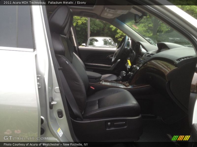 Palladium Metallic / Ebony 2011 Acura MDX Technology