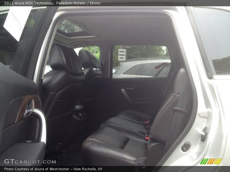 Palladium Metallic / Ebony 2011 Acura MDX Technology