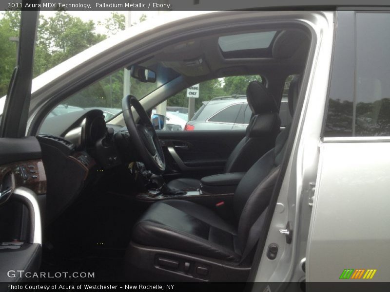 Palladium Metallic / Ebony 2011 Acura MDX Technology