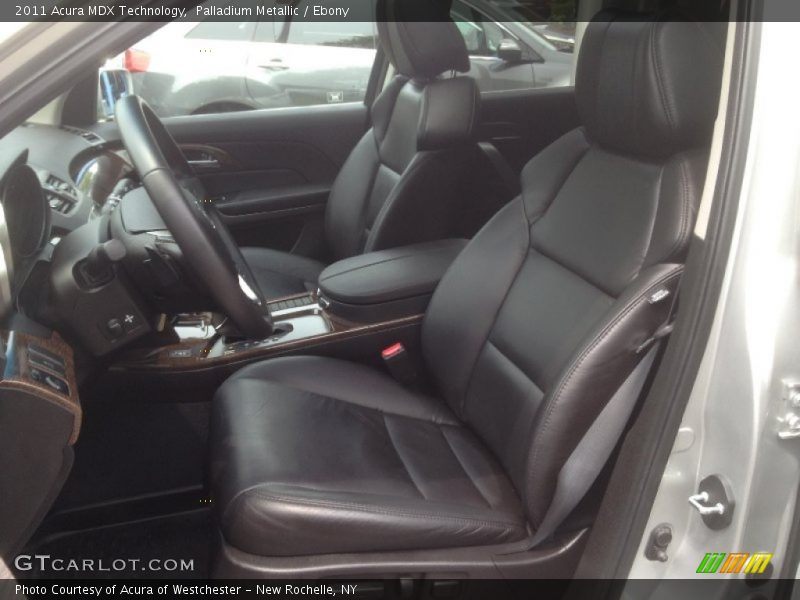 Palladium Metallic / Ebony 2011 Acura MDX Technology