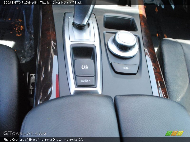 Titanium Silver Metallic / Black 2009 BMW X5 xDrive48i