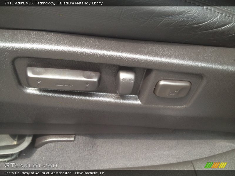 Palladium Metallic / Ebony 2011 Acura MDX Technology
