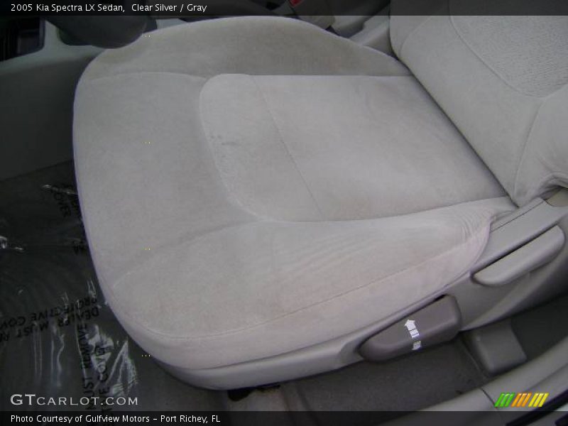 Clear Silver / Gray 2005 Kia Spectra LX Sedan