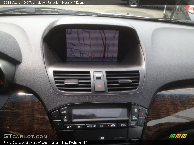 Palladium Metallic / Ebony 2011 Acura MDX Technology