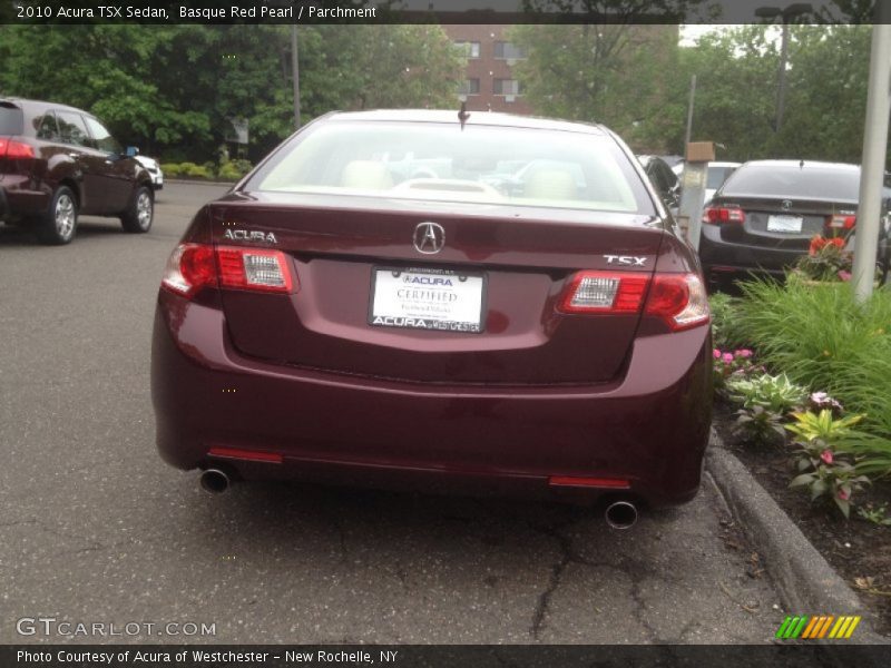 Basque Red Pearl / Parchment 2010 Acura TSX Sedan