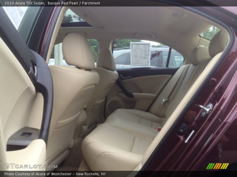 Basque Red Pearl / Parchment 2010 Acura TSX Sedan