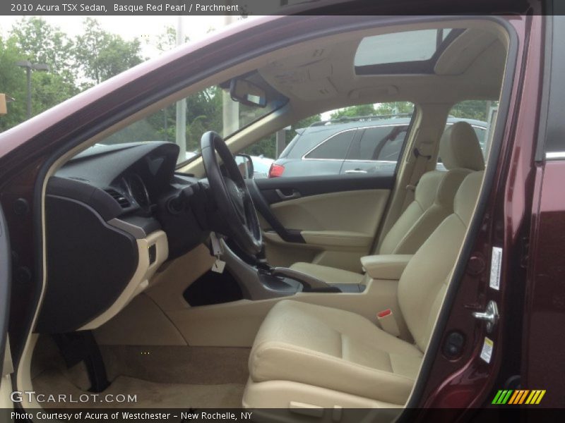 Basque Red Pearl / Parchment 2010 Acura TSX Sedan