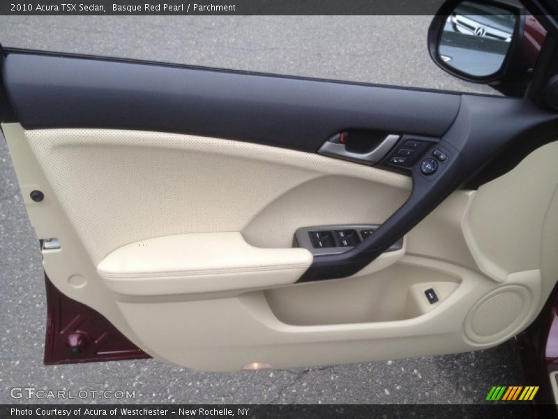 Basque Red Pearl / Parchment 2010 Acura TSX Sedan