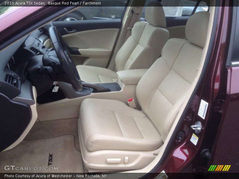 Basque Red Pearl / Parchment 2010 Acura TSX Sedan