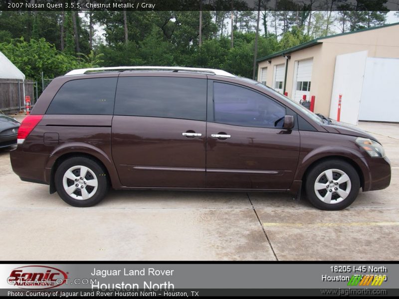 Chestnut Metallic / Gray 2007 Nissan Quest 3.5 S