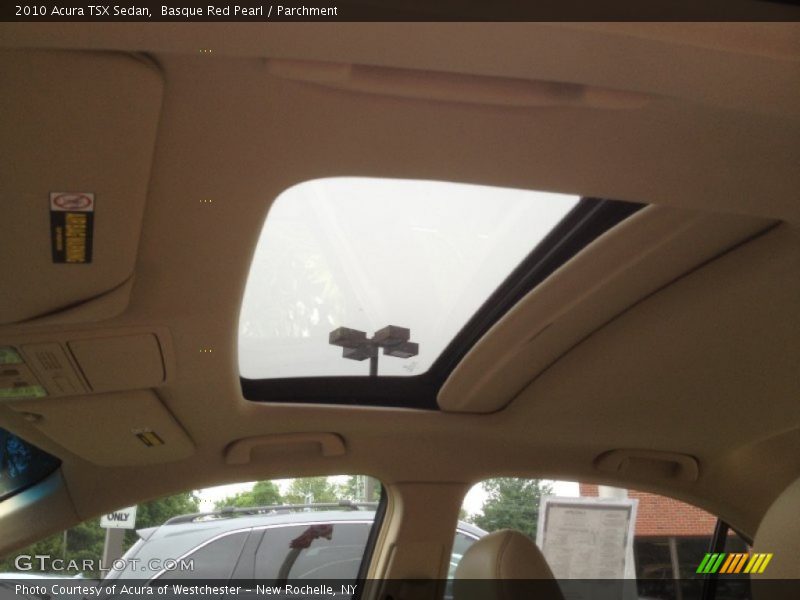 Basque Red Pearl / Parchment 2010 Acura TSX Sedan