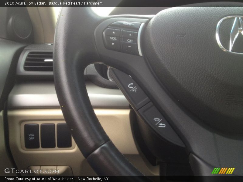 Basque Red Pearl / Parchment 2010 Acura TSX Sedan