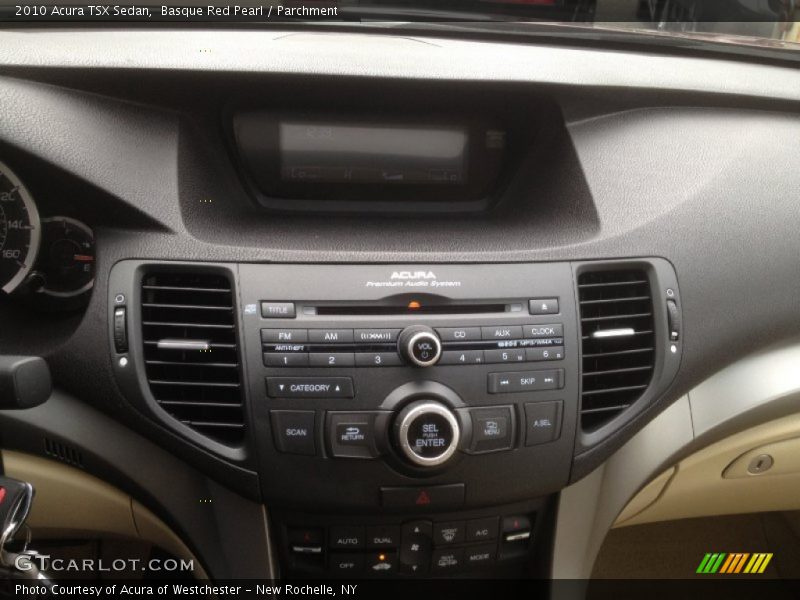 Basque Red Pearl / Parchment 2010 Acura TSX Sedan