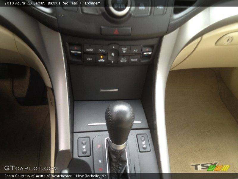 Basque Red Pearl / Parchment 2010 Acura TSX Sedan