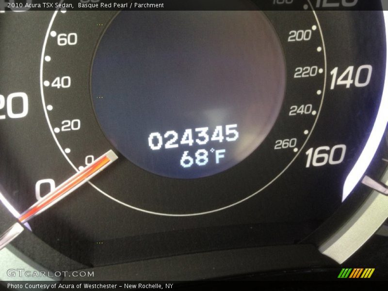 Basque Red Pearl / Parchment 2010 Acura TSX Sedan