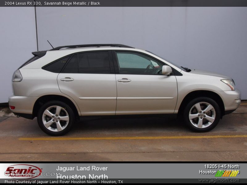 Savannah Beige Metallic / Black 2004 Lexus RX 330