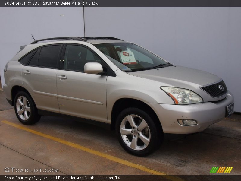 Savannah Beige Metallic / Black 2004 Lexus RX 330