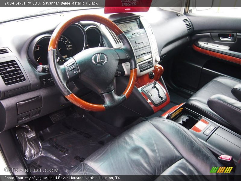 Savannah Beige Metallic / Black 2004 Lexus RX 330