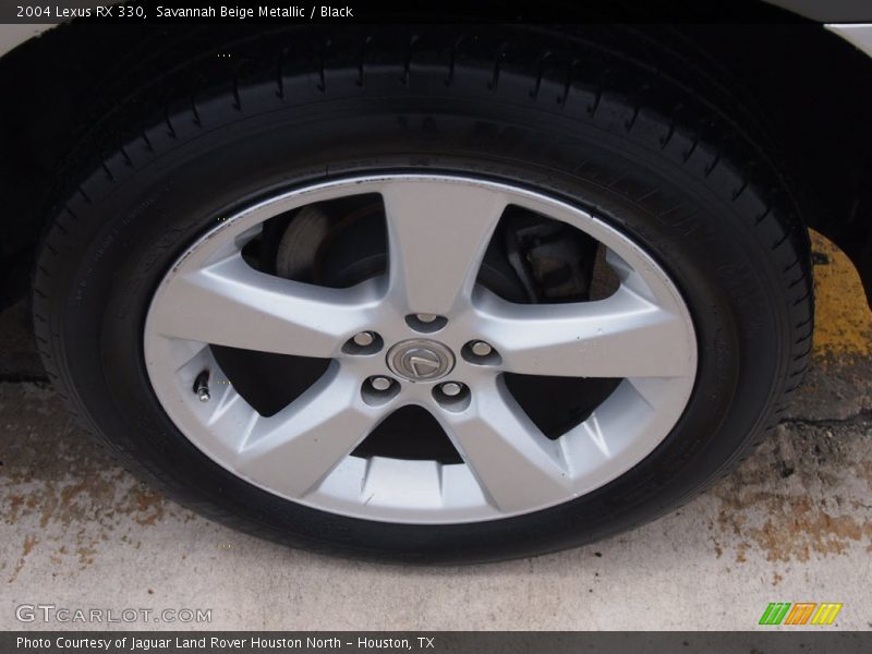 Savannah Beige Metallic / Black 2004 Lexus RX 330