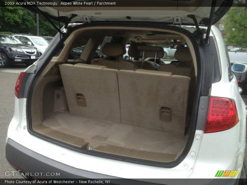 Aspen White Pearl / Parchment 2009 Acura MDX Technology
