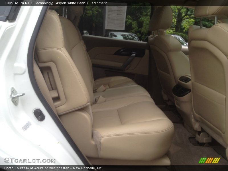 Aspen White Pearl / Parchment 2009 Acura MDX Technology