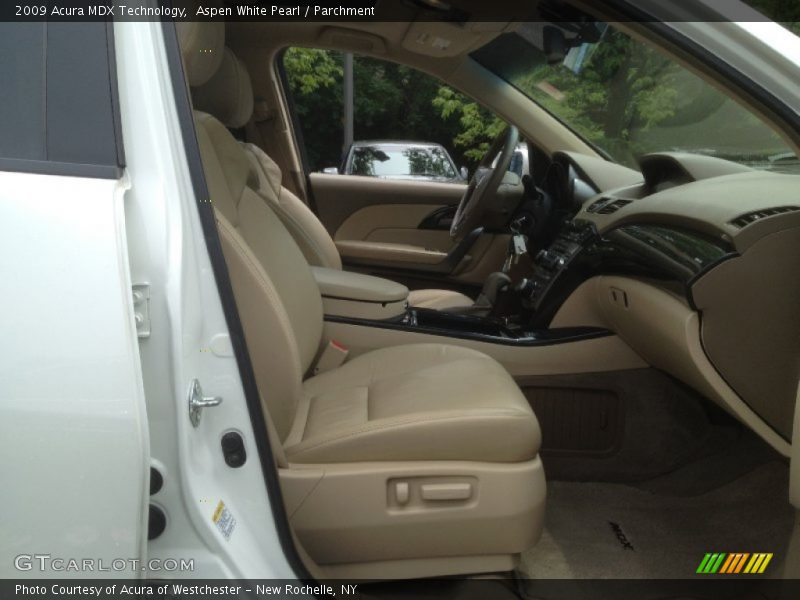 Aspen White Pearl / Parchment 2009 Acura MDX Technology