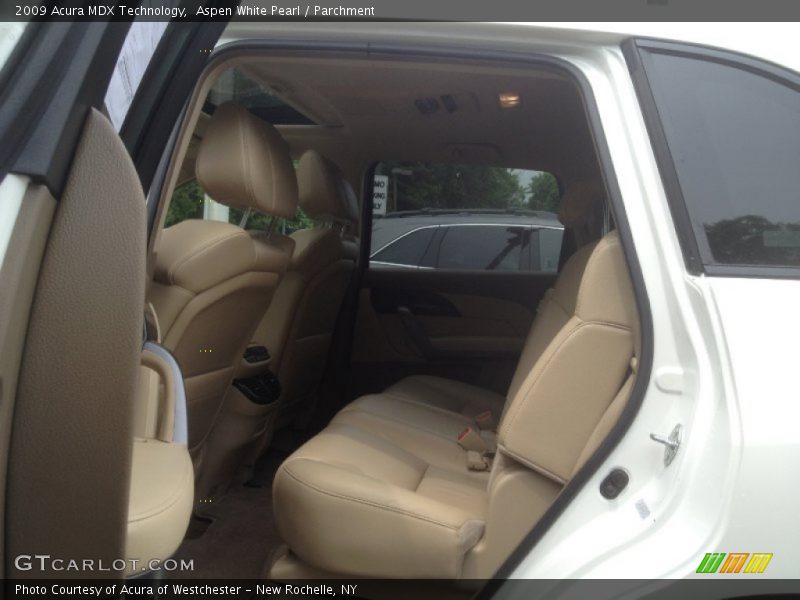 Aspen White Pearl / Parchment 2009 Acura MDX Technology
