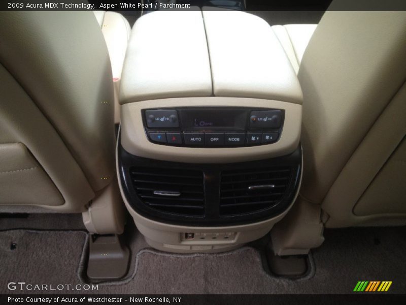 Aspen White Pearl / Parchment 2009 Acura MDX Technology