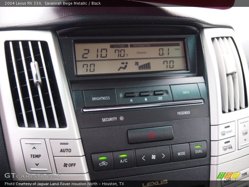 Savannah Beige Metallic / Black 2004 Lexus RX 330