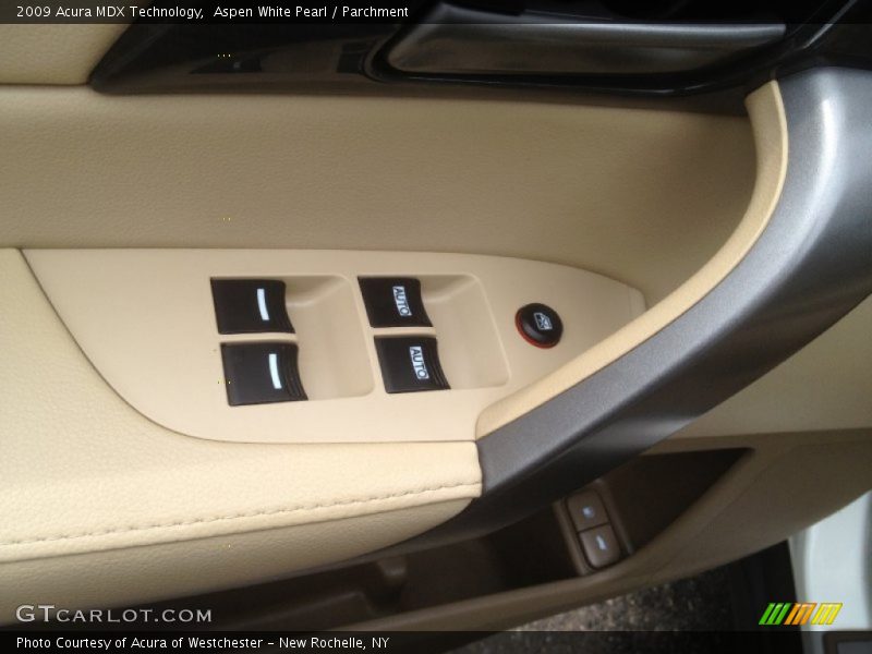 Aspen White Pearl / Parchment 2009 Acura MDX Technology